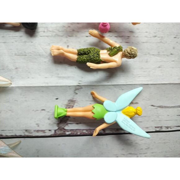 Disney Tinkerbell Fairies Lot of 6 Figures PVC Toy Cake Topper Multicolor - Picture 8 of 11